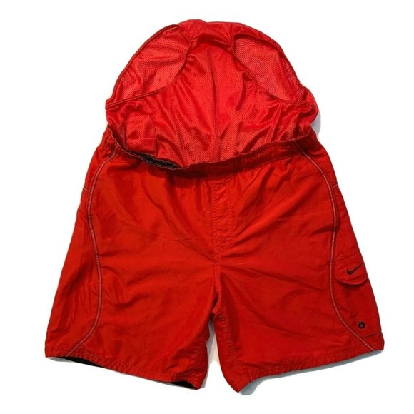 Nike Swoosh Spell Out  Swim Trunks Board Shorts - Picture 8 of 12